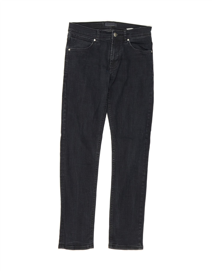 ZARA Mens Slim Jeans W30 L31 Navy Blue Cotton Vintage Zara and Second-Hand Zara from Messina Hembry 