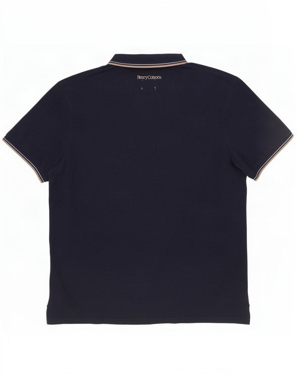 Polo da uomo Henry Cottons grande blu navy