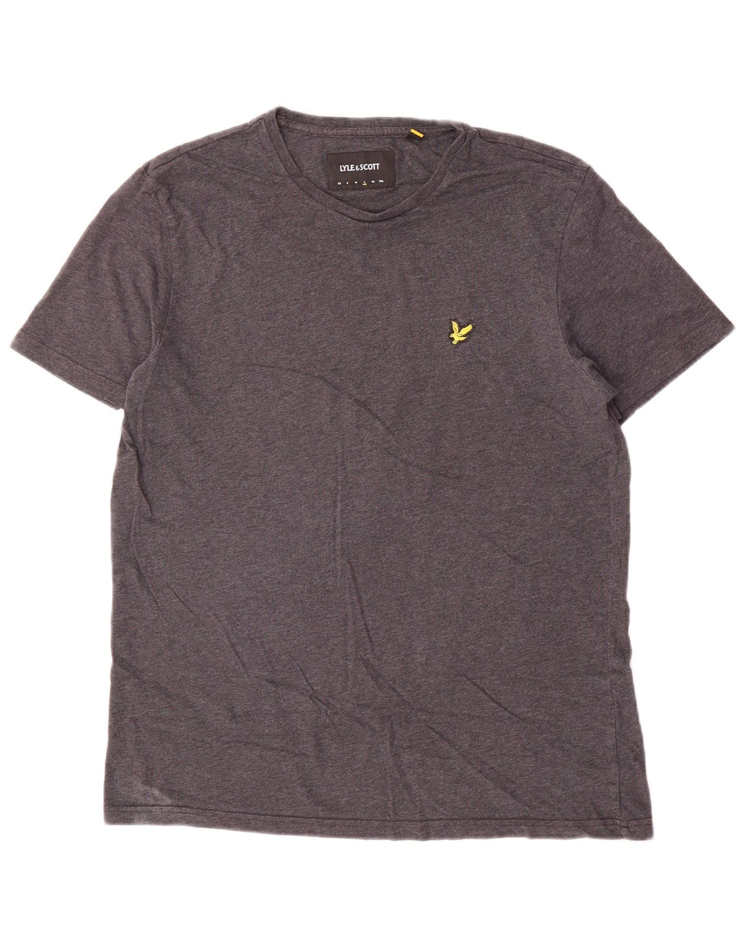 T-shirt da uomo Lyle & Scott Top grande in cotone grigio