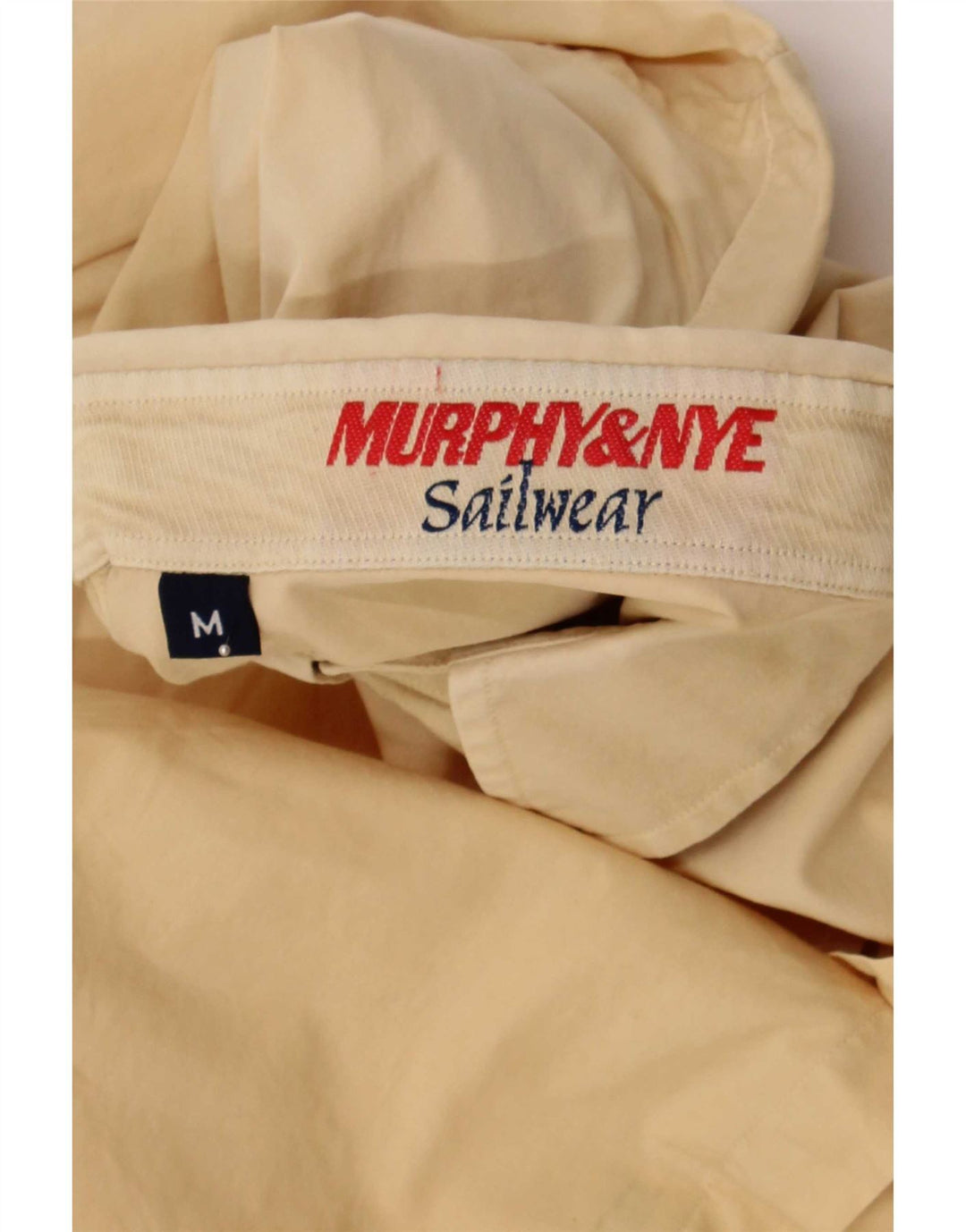 Camicia a maniche corte da uomo Murphy & Nye beige medio