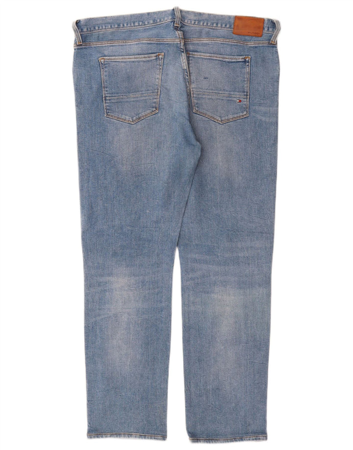 Tommy Hilfiger Uomo Bleecker Slim Jeans W36 L30 Cotone Blu