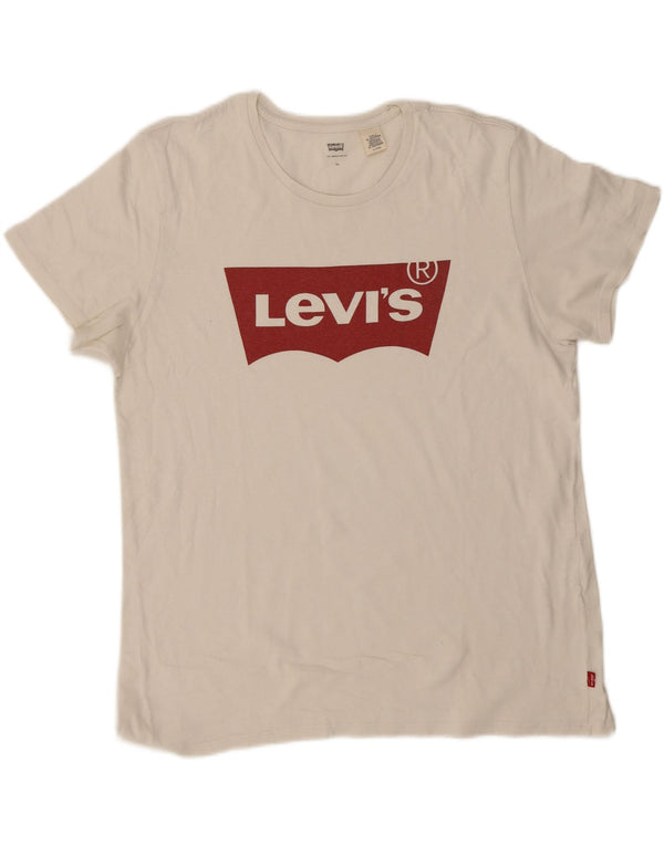 T-shirt grafica da uomo Levi's Top XL bianca