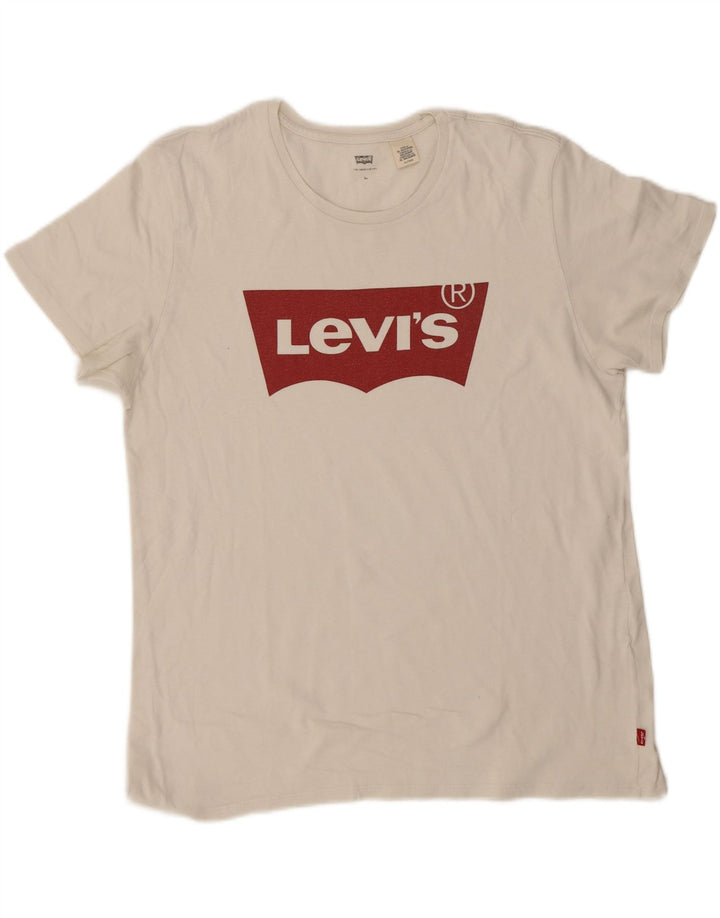 T-shirt grafica da uomo Levi's Top XL bianca
