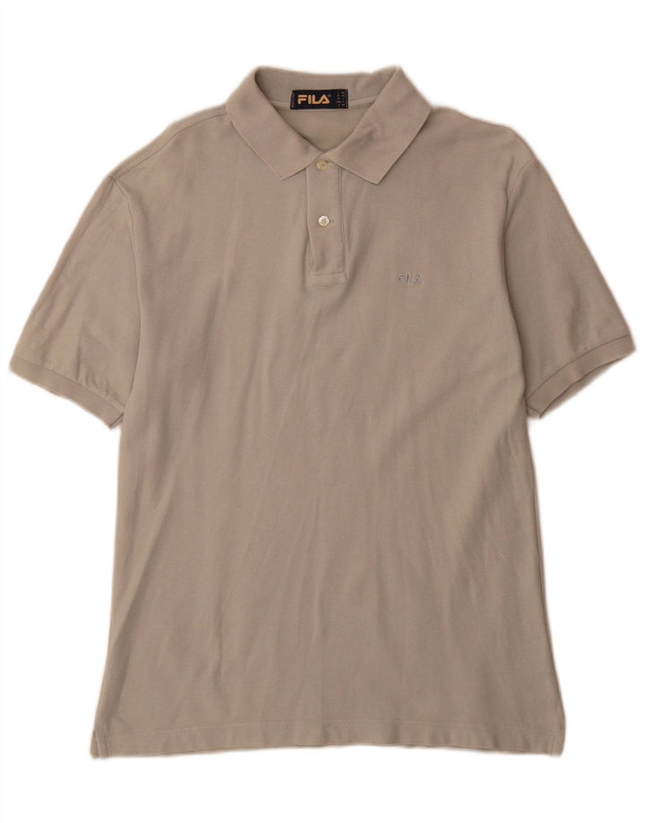 Polo Fila Uomo IT 46 Small Grigia