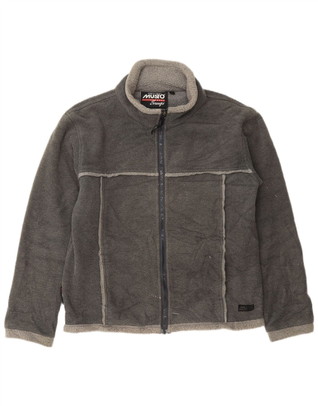 Giacca in pile da uomo Musto UK 40 Large Grigia