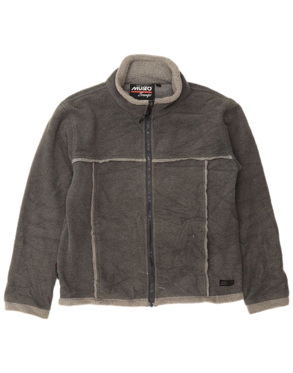 Giacca in pile da uomo Musto UK 40 Large Grigia