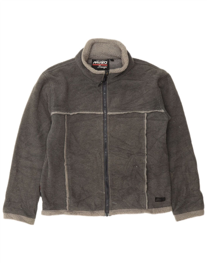 Giacca in pile da uomo Musto UK 40 Large Grigia