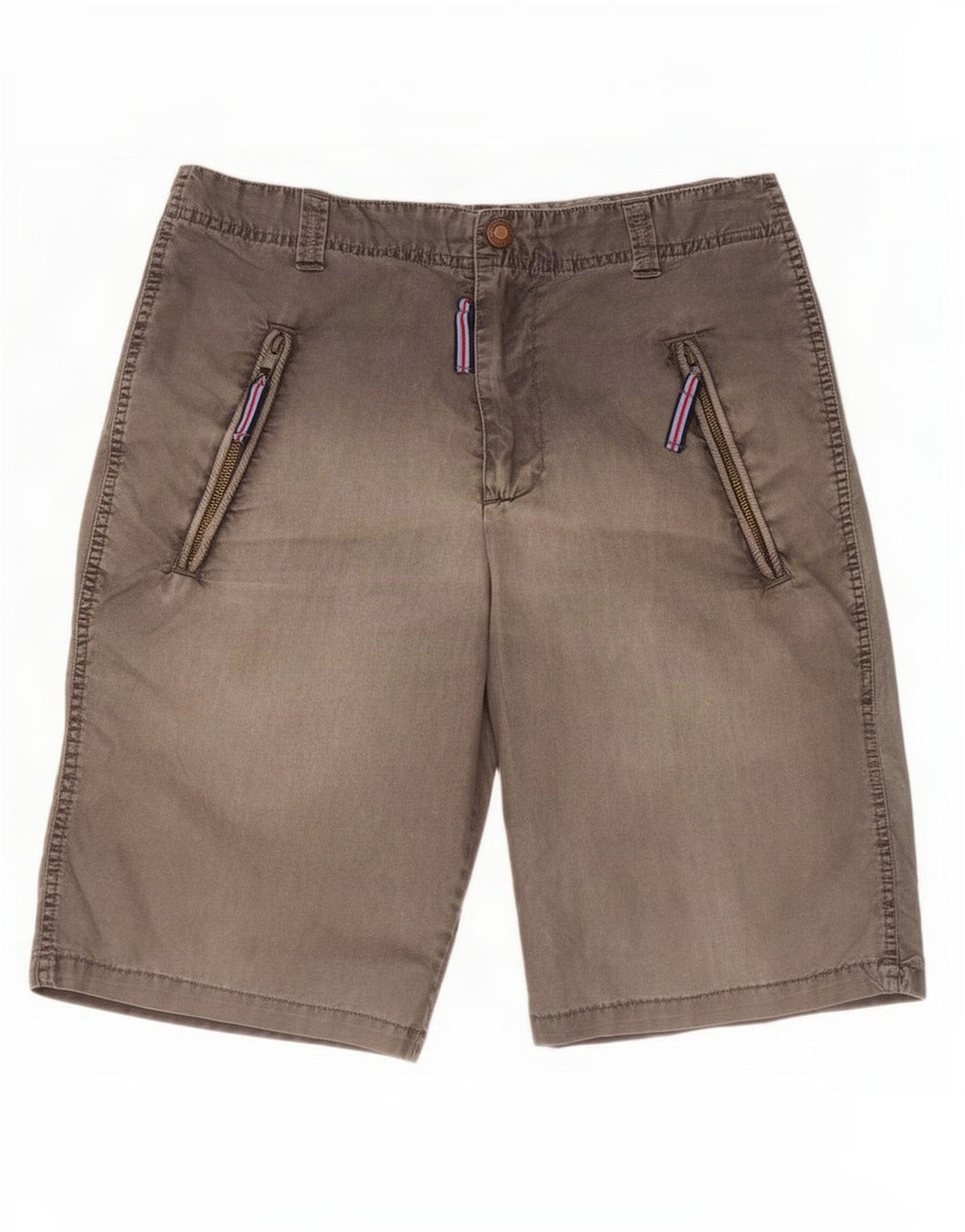 Pantaloncini chino da uomo Zara EU 38 Small W30 poliestere grigio