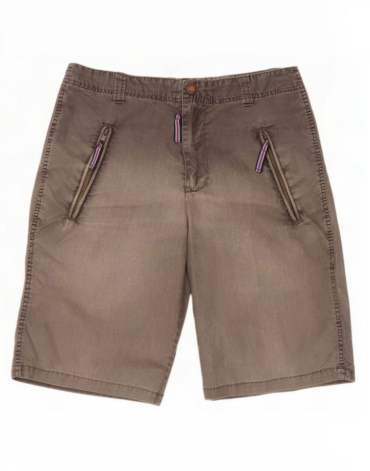 Pantaloncini chino da uomo Zara EU 38 Small W30 poliestere grigio