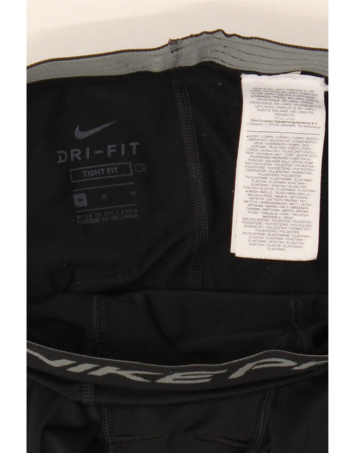 Leggings grafici Nike da uomo con vestibilità attillata, poliestere nero medio