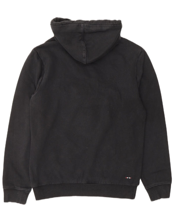 Maglione con cappuccio grafico geografico da uomo NAPAPIJRI piccolo nero