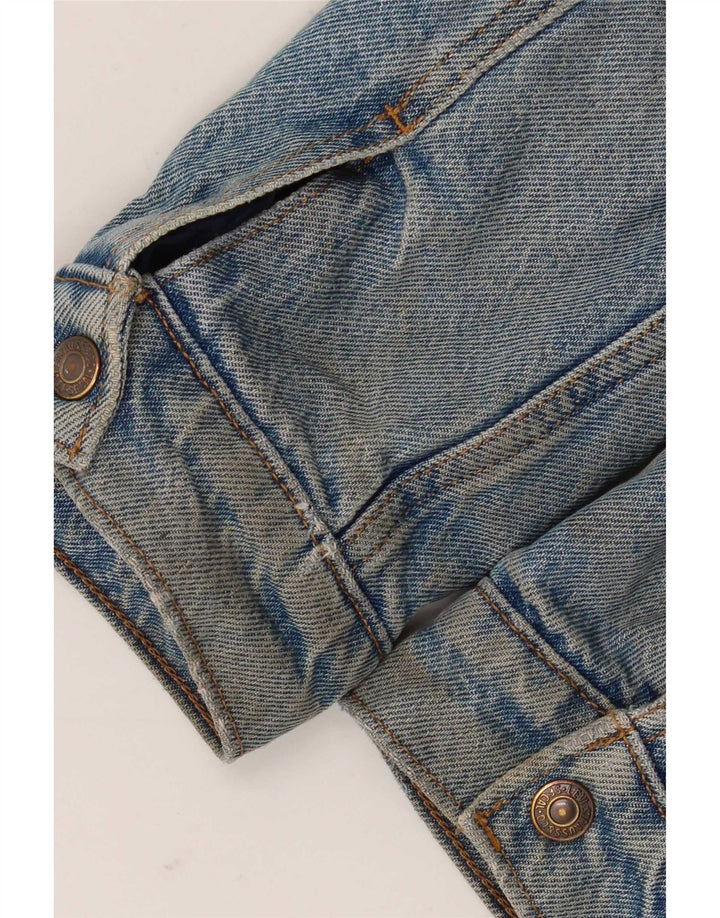 Giacca Levi's da uomo in denim sherpa UK 34 XS blu cotone