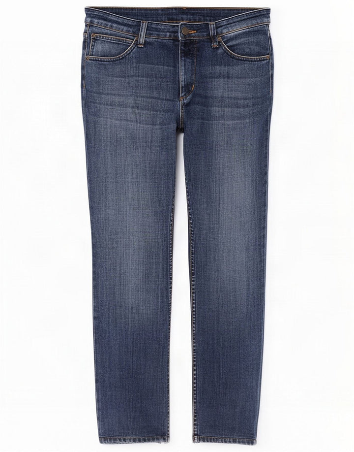 Jeans slim da donna Lee W32 L27 blu cotone
