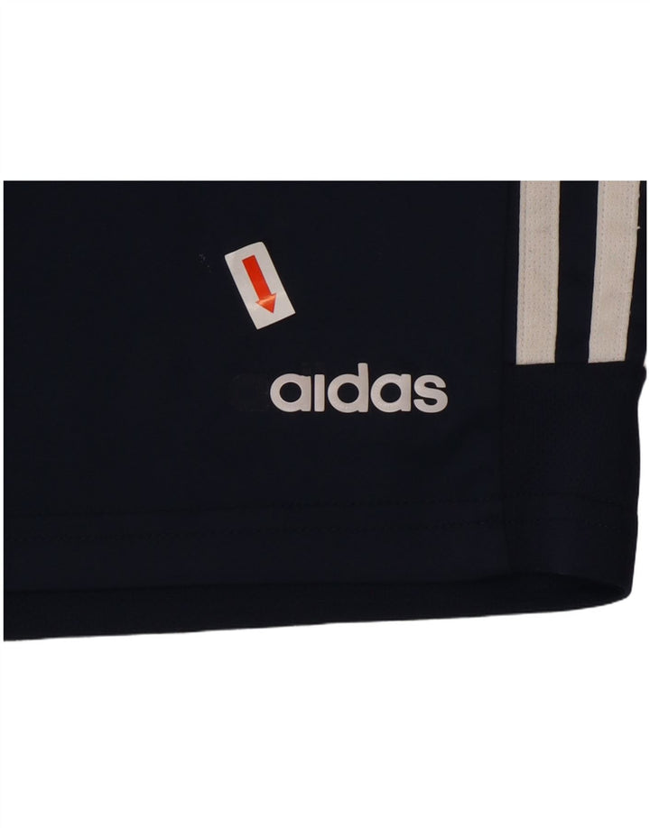 Pantaloncini sportivi ADIDAS da bambino 9-10 anni in poliestere blu navy