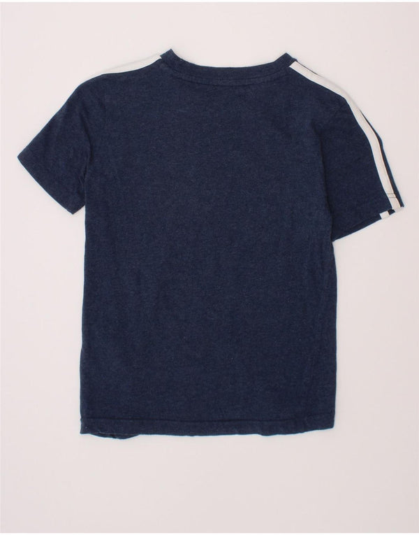 T-shirt Adidas da ragazzo Top 7-8 anni in cotone blu navy