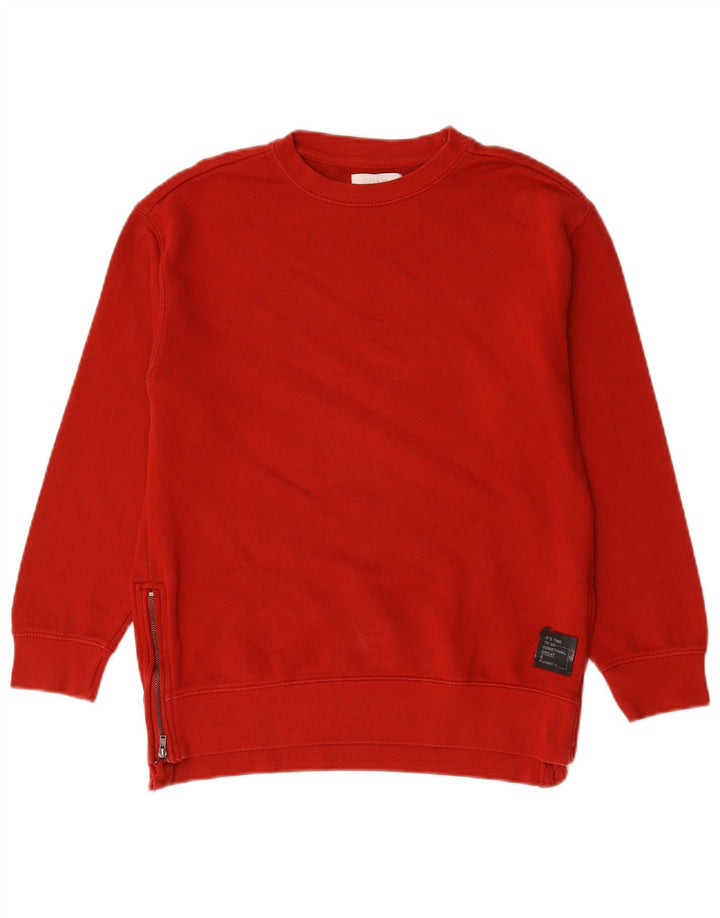 Felpa Maglia Zara Bambina 9-10 Anni Rossa