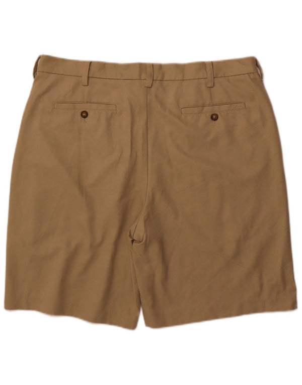 Pantaloncini chino da uomo Izod W38 XL poliestere beige