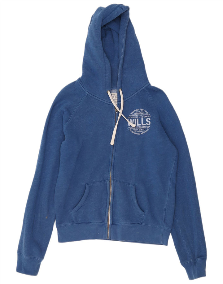 Jack Wills Donna UK 14 Grande Cotone Blu