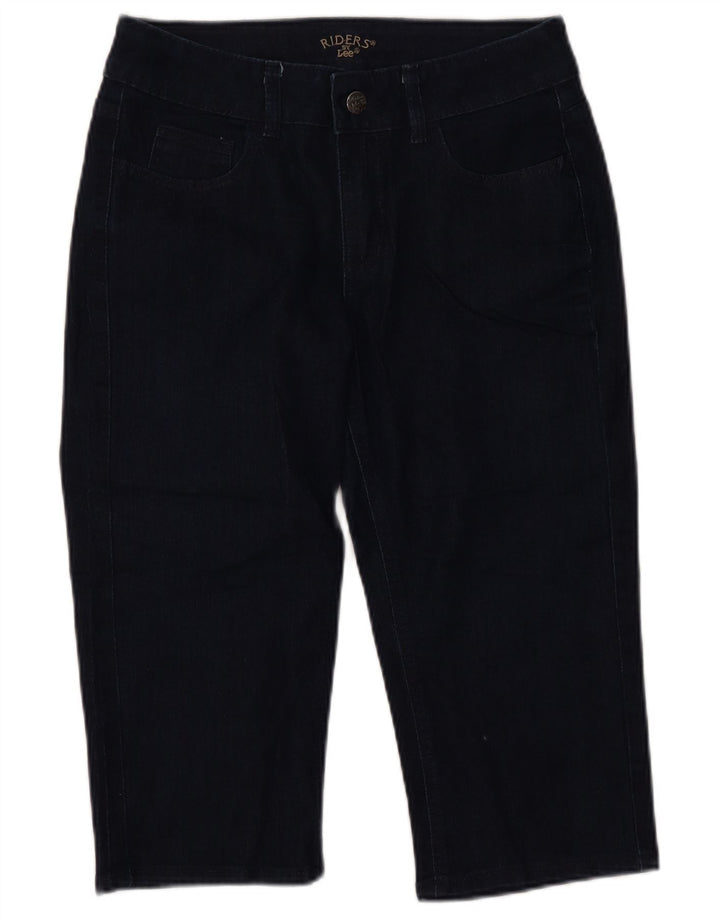 Jeans LEE Riders Capri da donna US 8 medio W30 L18 cotone blu navy