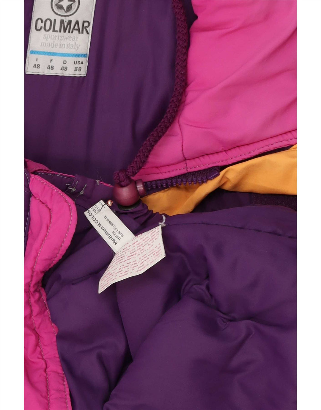 Giacca da sci da uomo Colmar IT 48 Medium Pink Colourblock in poliammide