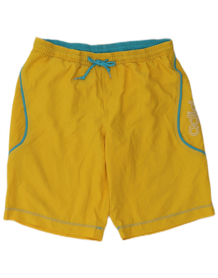 Pantaloncini da bagno grafici da uomo ADIDAS poliestere giallo medio