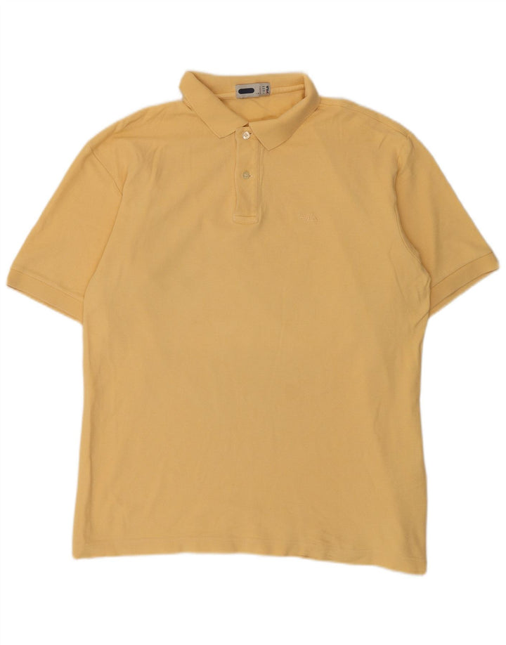 Polo Uomo Fila IT 54 Large Giallo Cotone