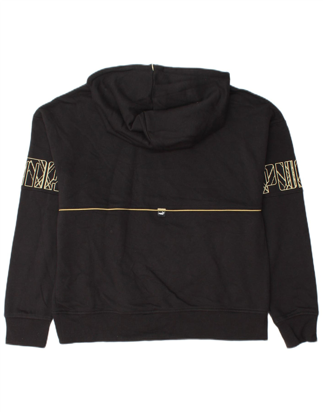 Felpa con cappuccio grafica da donna PUMA UK 14 cotone nero medio