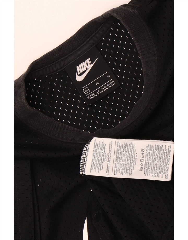 T-shirt grafica da donna Nike Top UK 18 XL poliestere nero