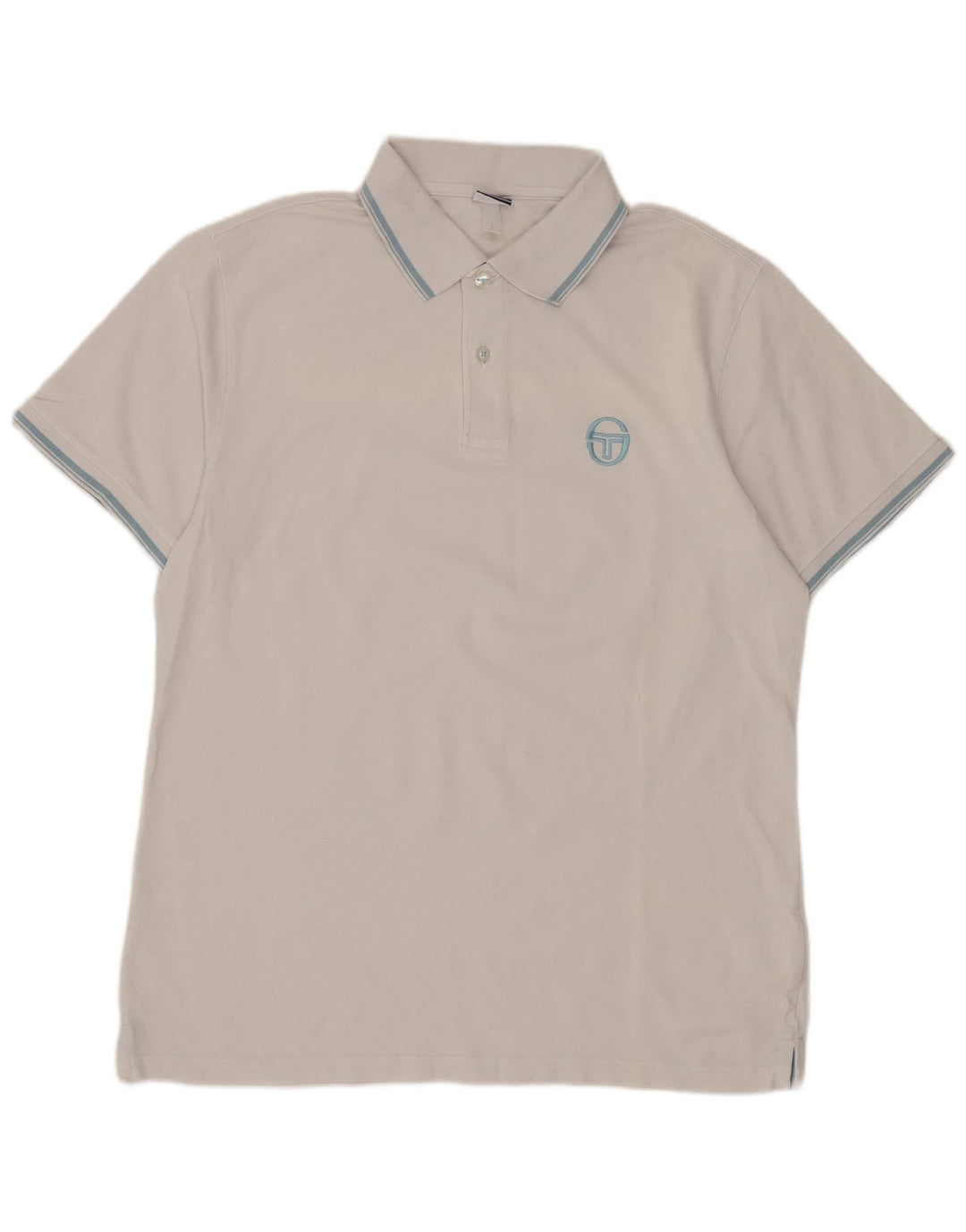 Polo da uomo Sergio Tacchini grande bianca