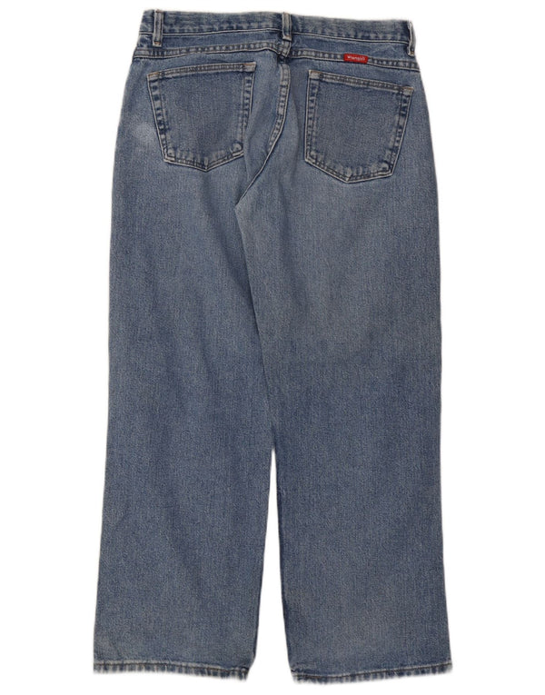 Jeans dritti da ragazzo Wrangler 13-14 anni W30 L27 cotone blu