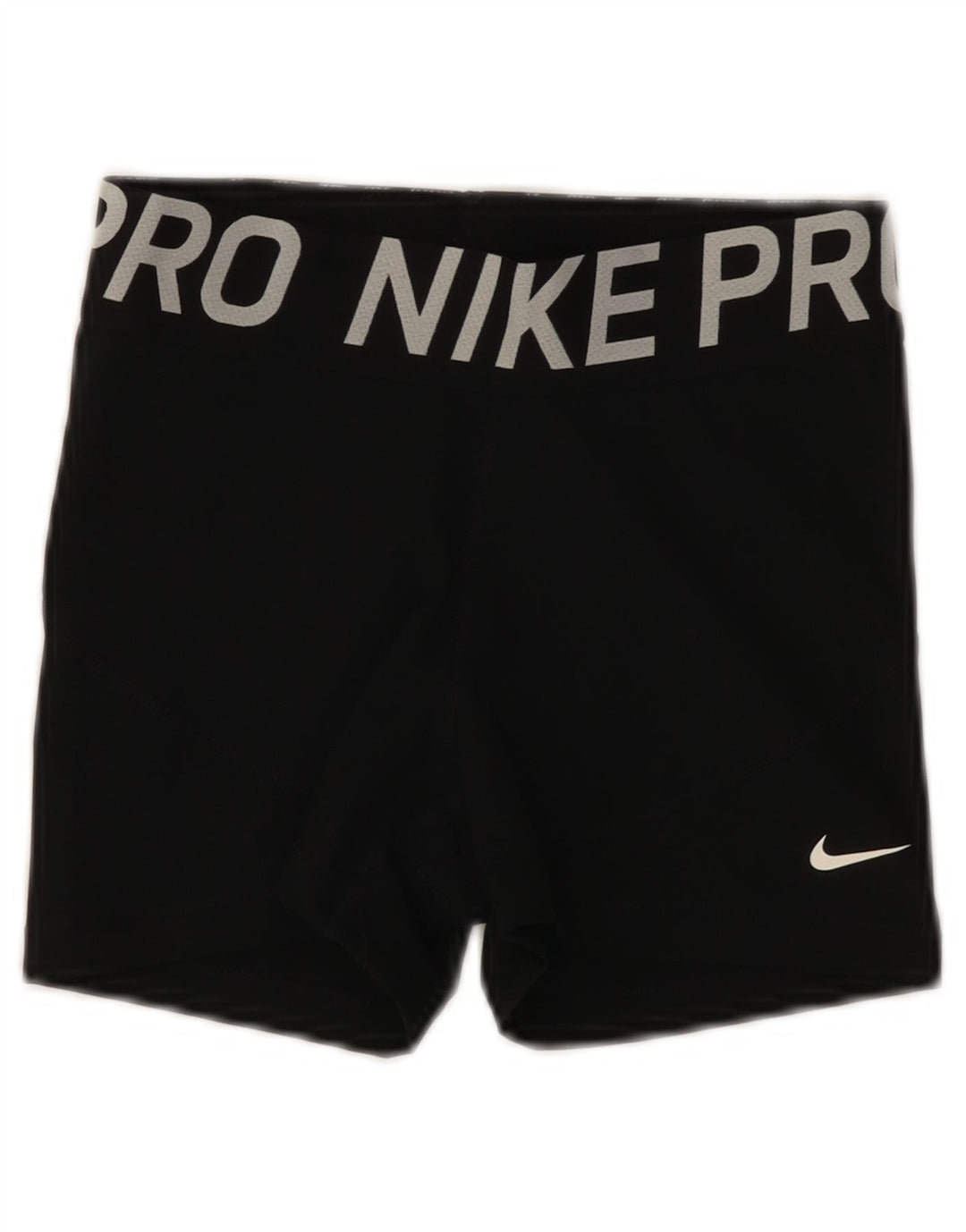 Pantaloncini sportivi grafici da donna Nike UK 8 piccoli poliestere nero