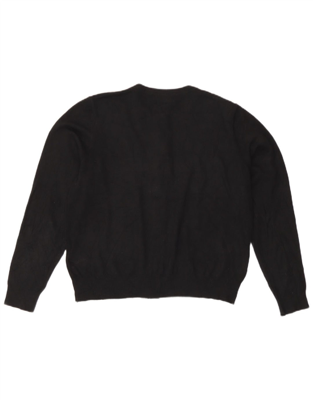 Maglione cardigan da donna Marks & Spencer UK 16 grande viscosa nera
