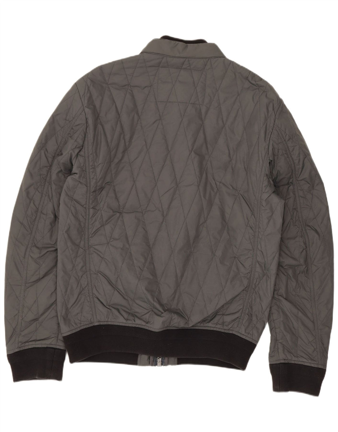 Giacca trapuntata da uomo Replay UK 40 Large in poliammide color block grigio