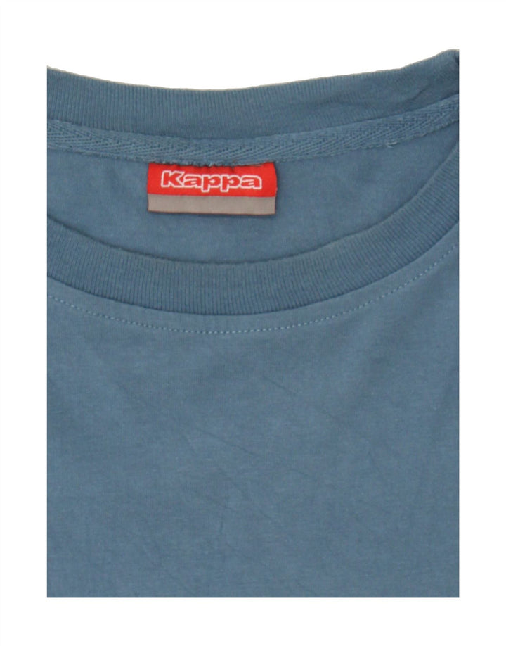 KAPPA Mens T-Shirt Top 2XL Blue Cotton Vintage Kappa and Second-Hand Kappa from Messina Hembry 