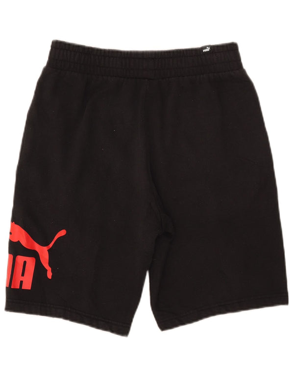 PUMA Mens Graphic Sport Shorts Small  Black
