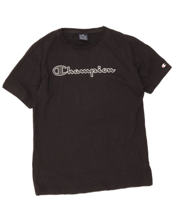 Maglietta grafica Champion da ragazzo, 15-16 anni, 2XL Nera