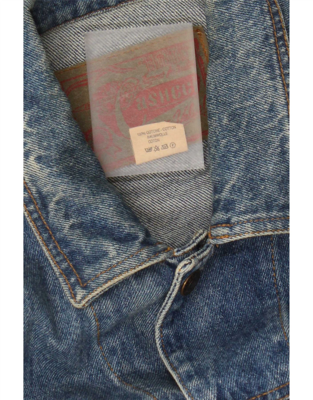 Giacca in denim da uomo Cassuci UK 42 XL cotone blu