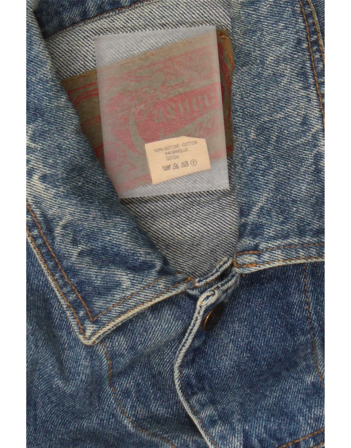 Giacca in denim da uomo Cassuci UK 42 XL cotone blu