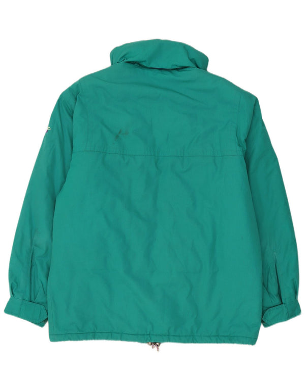Fila Mens Hooded Ski Jacket IT 50 Large Green Cotton