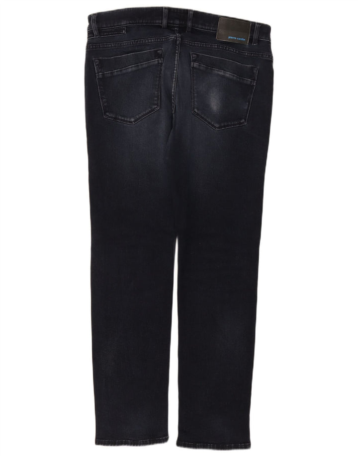 Jeans slim da uomo Pierre Cardin W35 L32 cotone blu navy