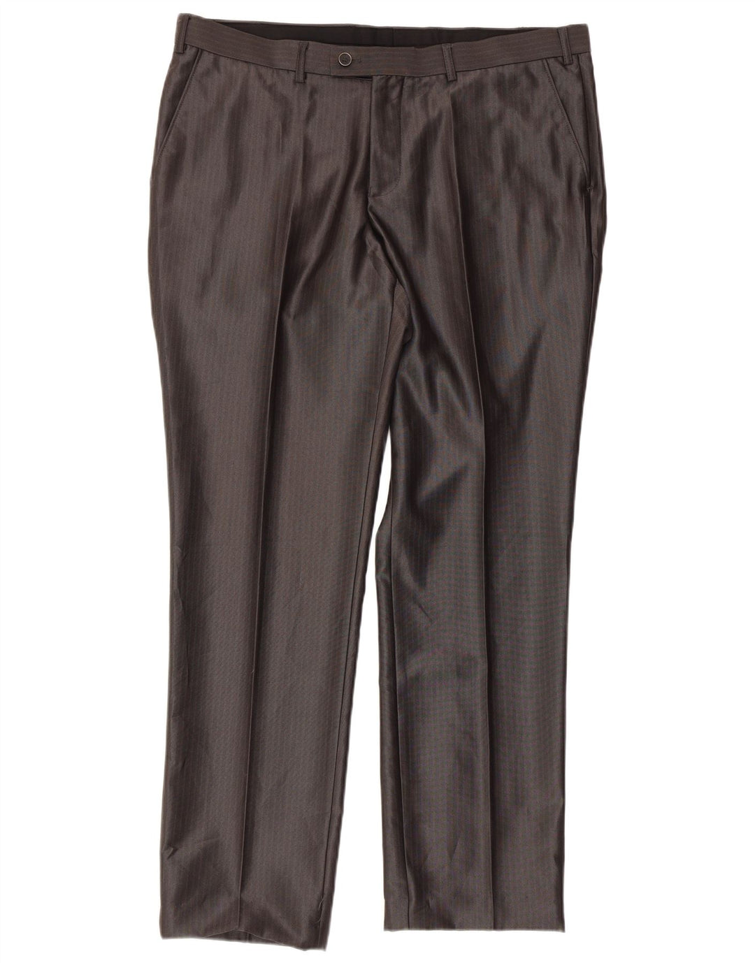 Abito da uomo 3 pezzi Angelo Litrico EU 54 2XL W38 L30 Gessato grigio classico