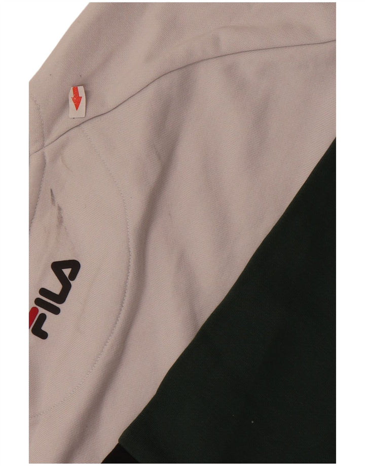 Felpa grafica da uomo Fila Jumper XL Green Colourblock