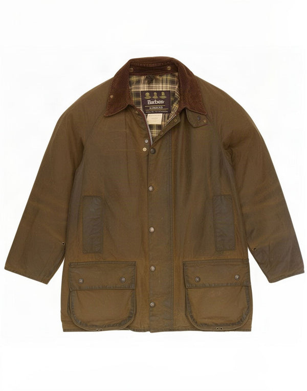 Barbour Giacca da uomo in cotone cerato Beaufort UK 42 Large Khaki