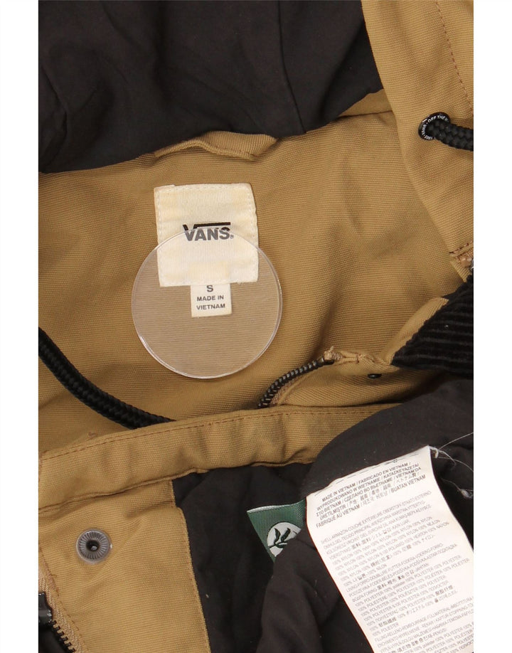 Giacca utility oversize con cappuccio da donna Vans UK 10 piccola in nylon marrone