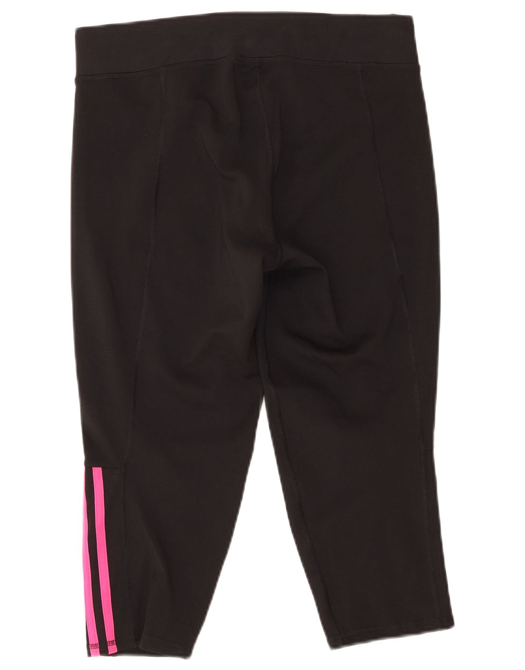 Pantaloni da tuta ADIDAS Capri da donna UK 16/18 Large Nero Poliestere