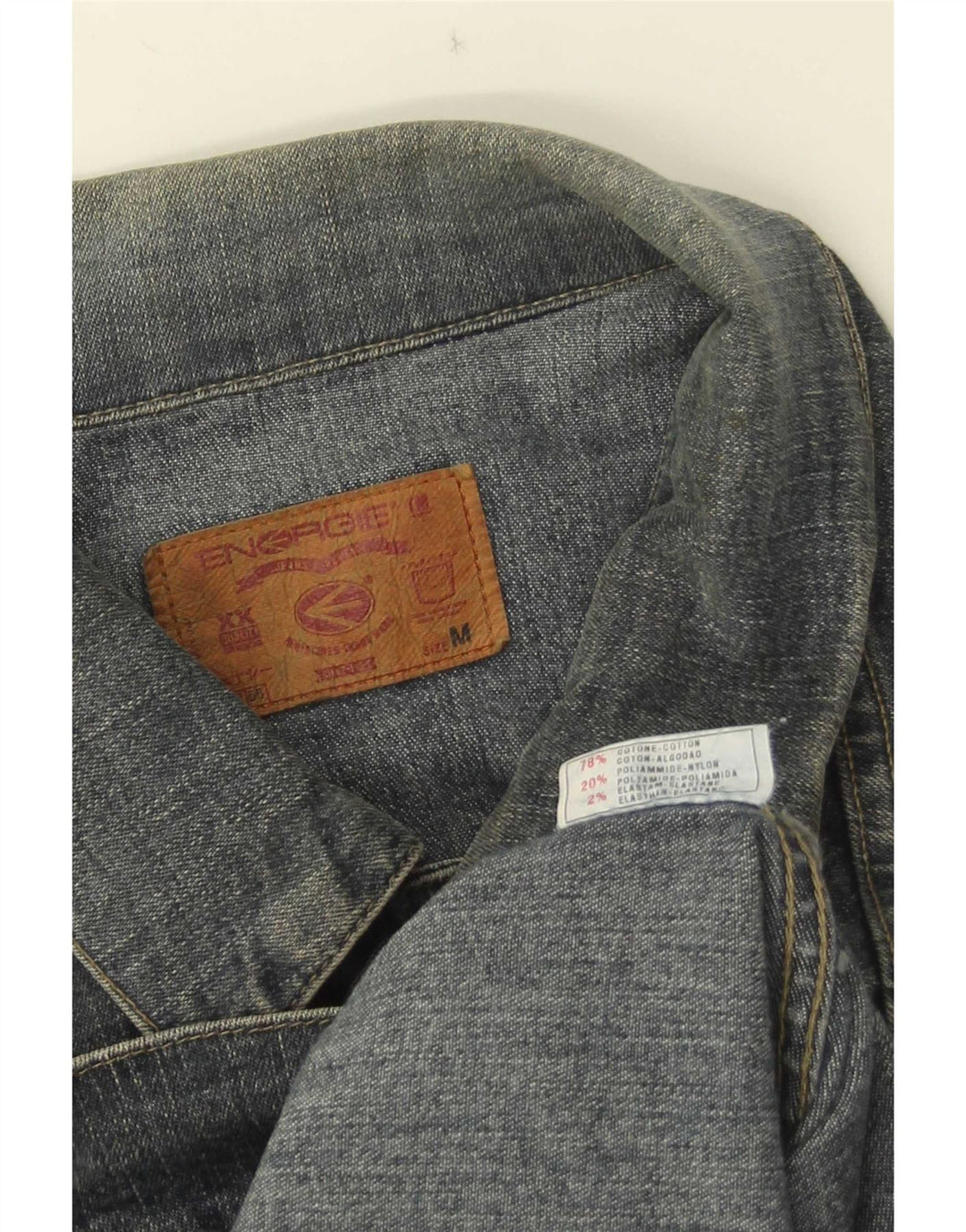 Giacca in denim da uomo Energie UK 38 cotone blu medio