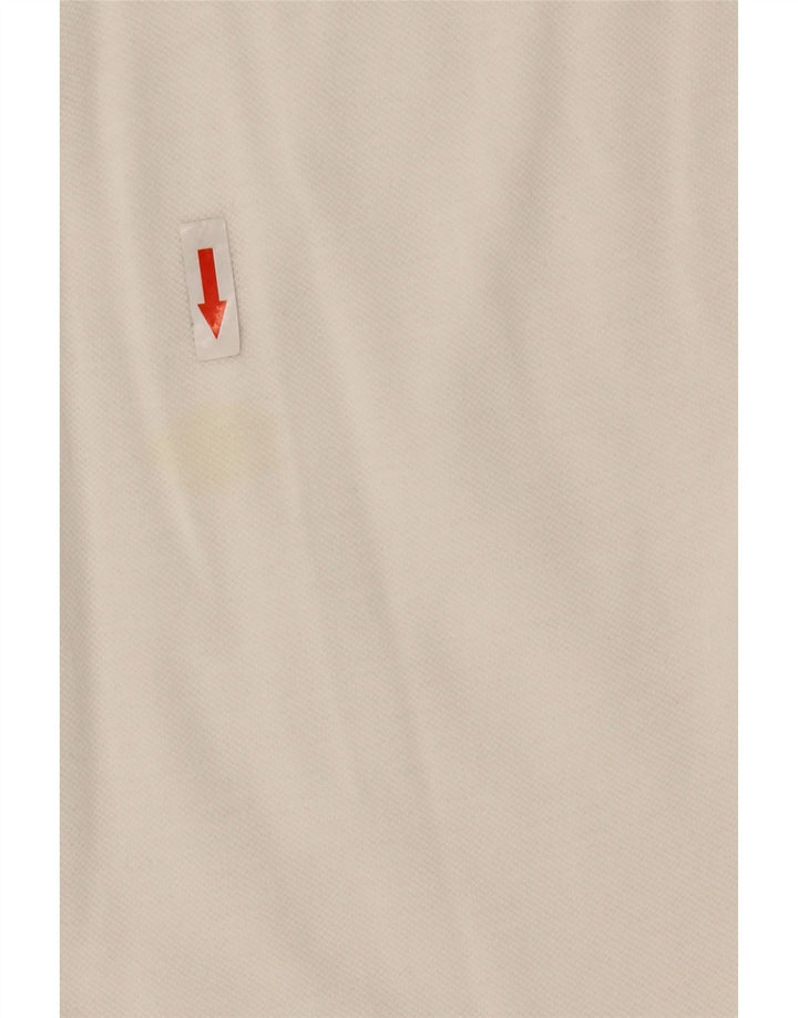 Polo Adidas da donna UK 12 cotone bianco medio