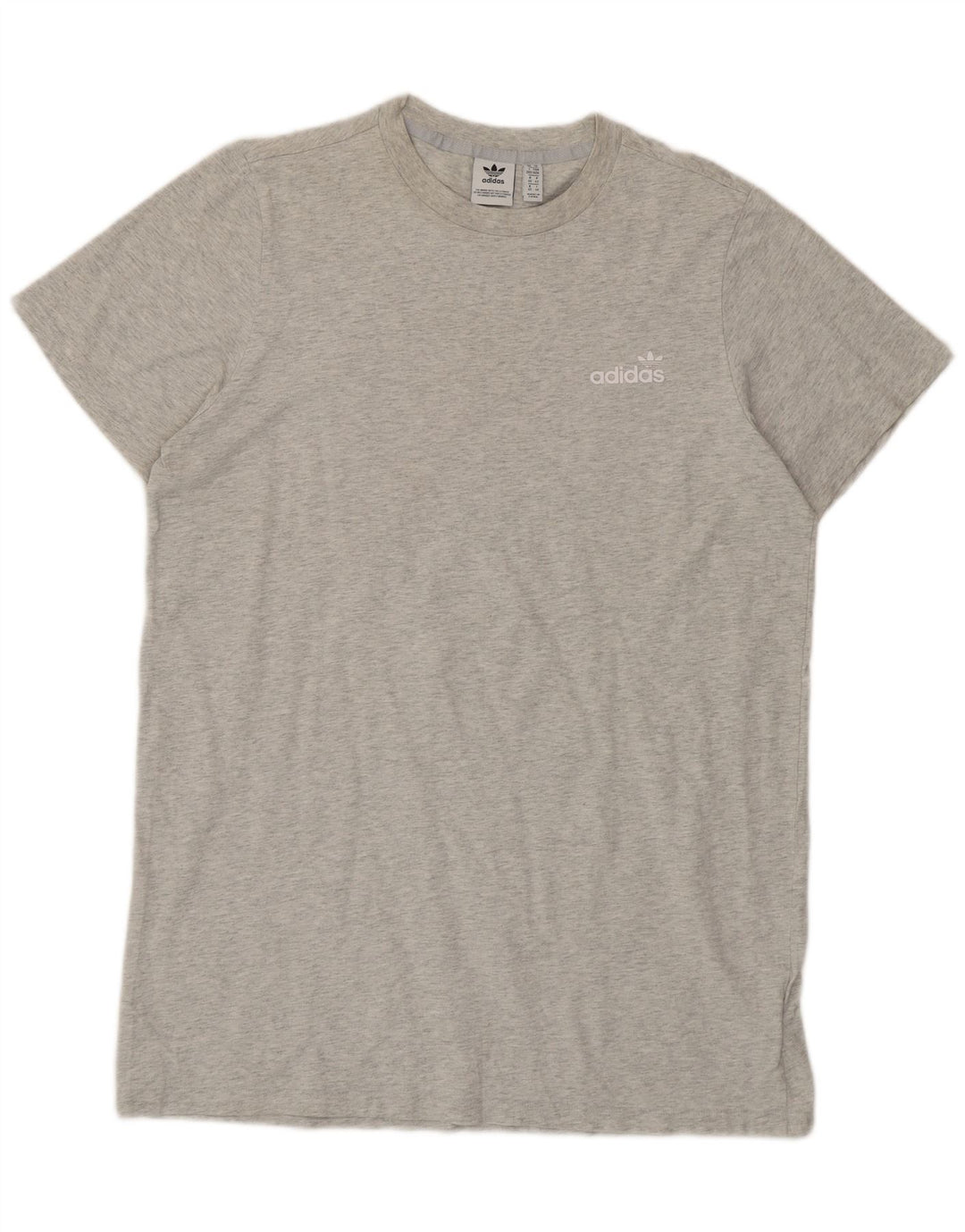 T-shirt grafica da donna Adidas Top UK 14 cotone grigio medio