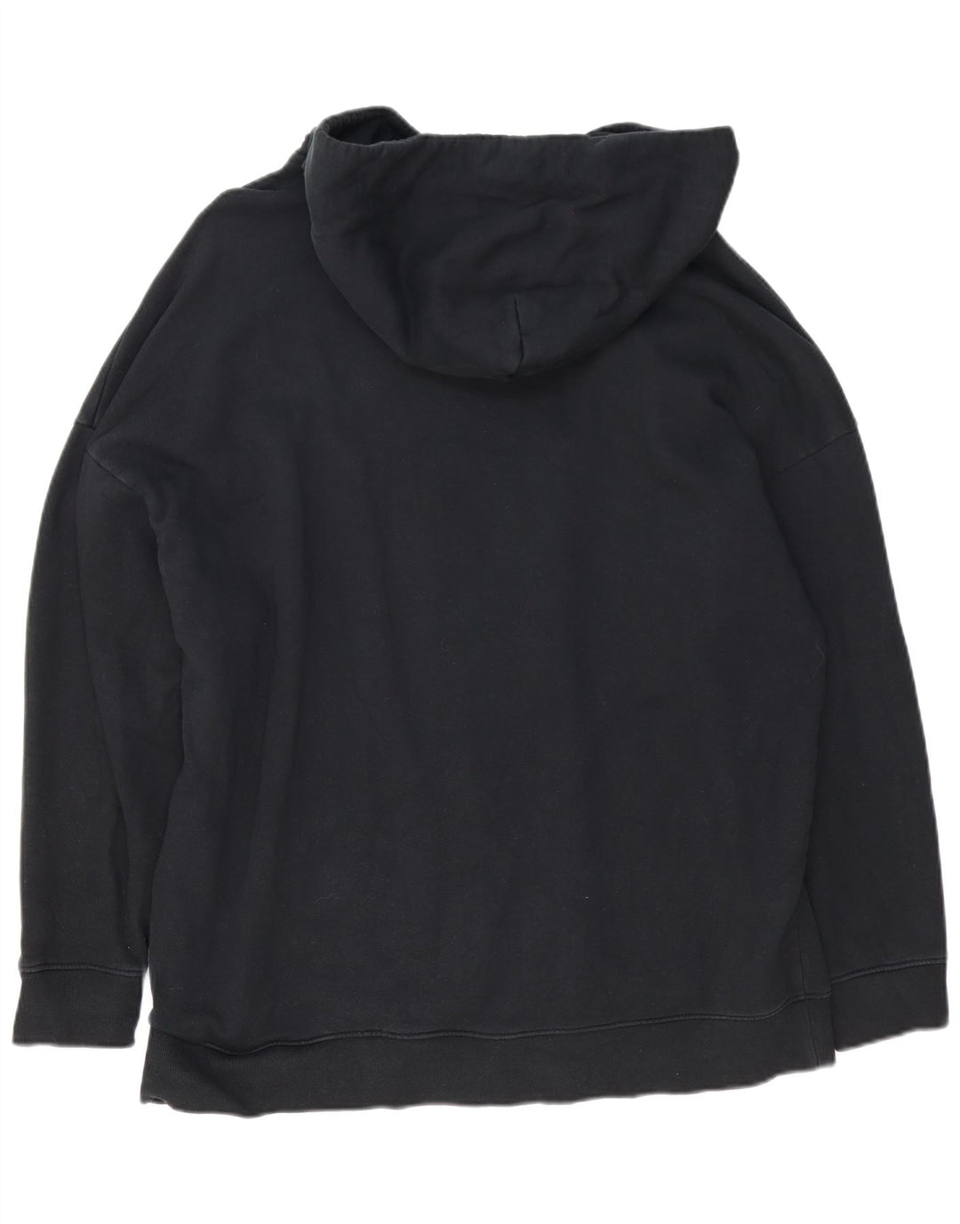 Felpa con cappuccio da uomo All Saints, grande, in cotone nero