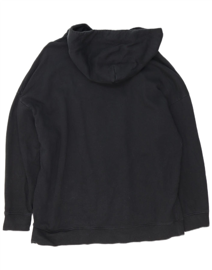 Felpa con cappuccio da uomo All Saints, grande, in cotone nero